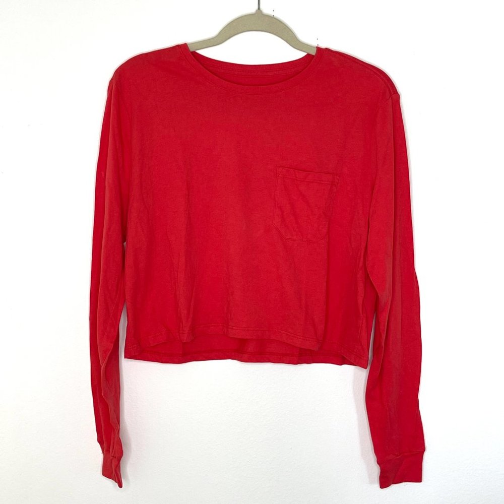 Richer Poorer Long Sleeve Crop Tee